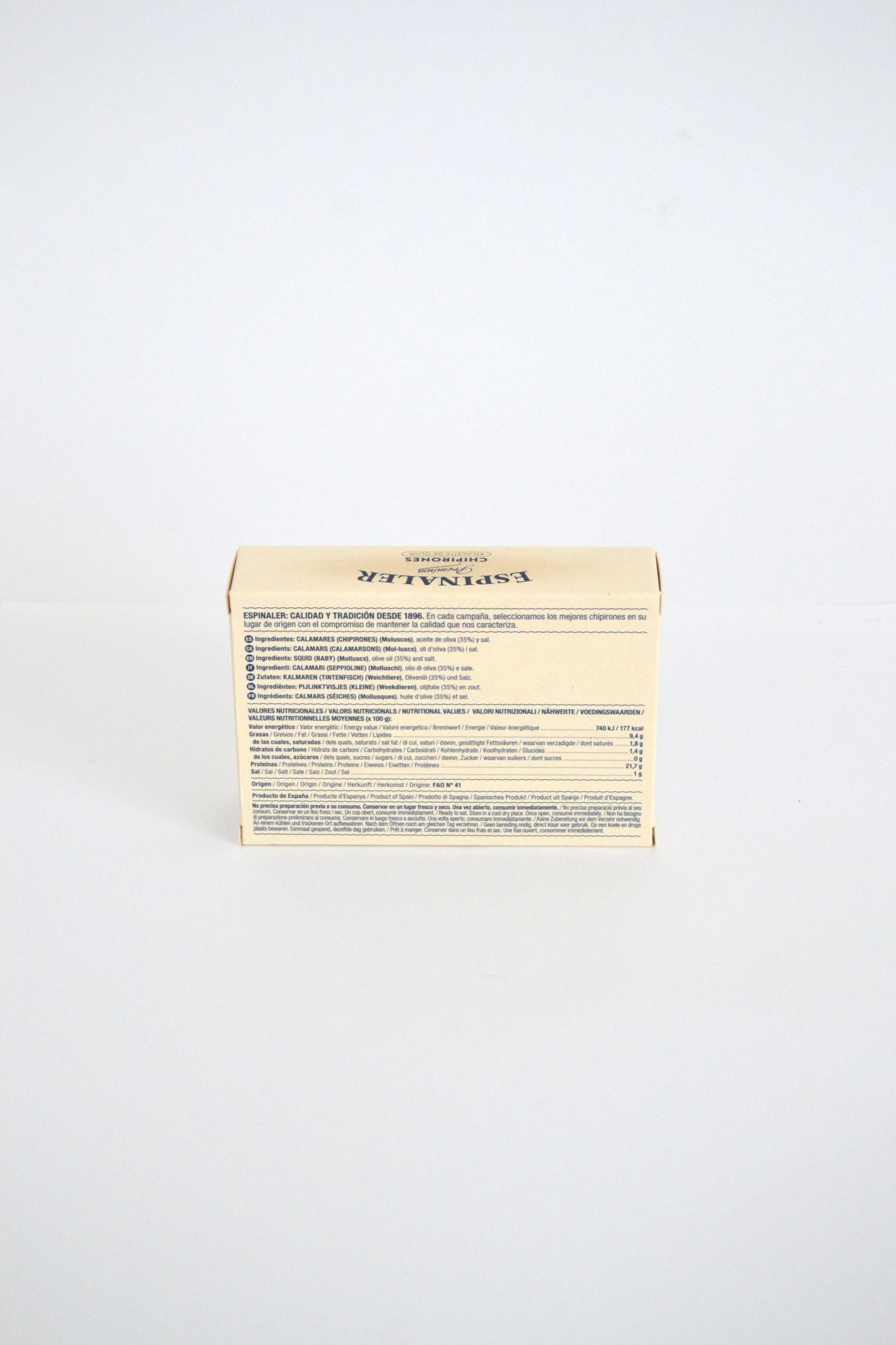 Chipirones en aceite de oliva Premium 18/20