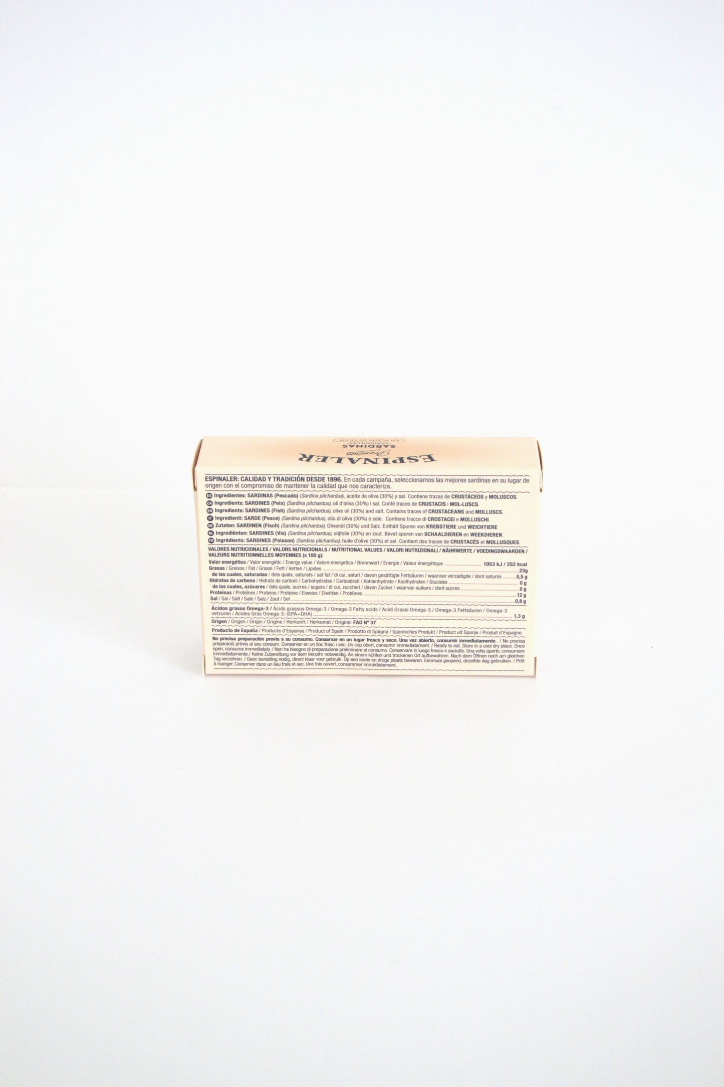 Premium small sardines in olive oil 20/25