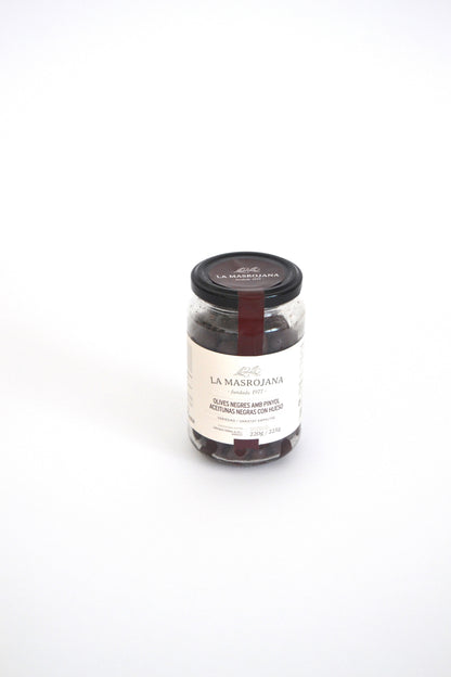 Aceitunas negras de Aragón con hueso