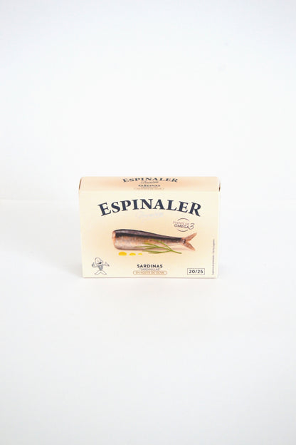 Premium small sardines in olive oil 20/25